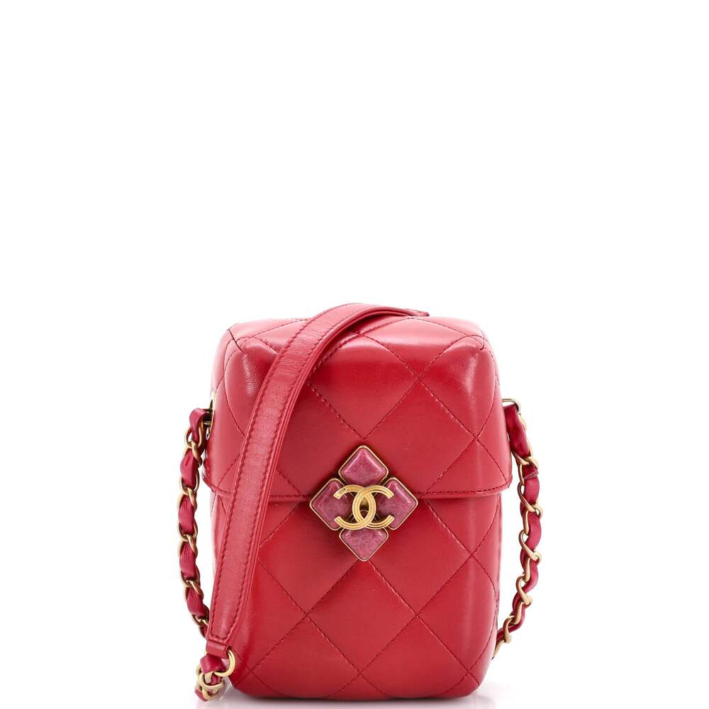 Chanel Diamond Lock Cc Phone Holder #258533C17B